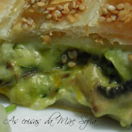 Rolo de Tofu e Legumes
