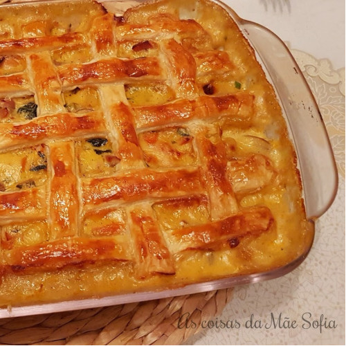 Tarte de Frango Invertida