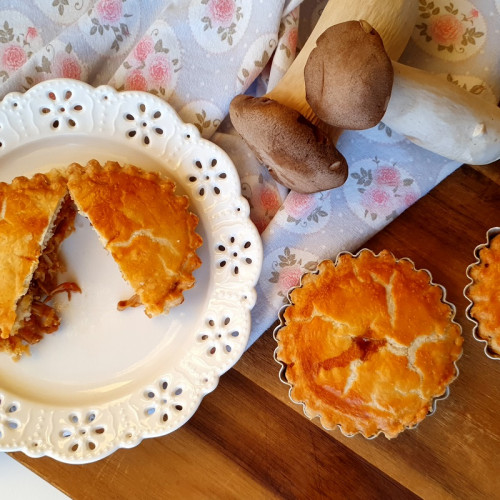 Mini Tartes de Cogumelo do Cardo (6 unidades)