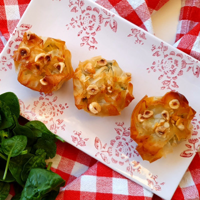 Mini Tartes de Espinafre e Queijo da Gardunha (6 unidades)