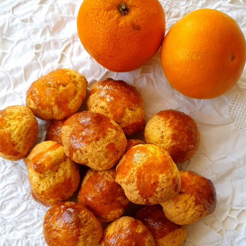 Biscoitos de Abóbora e Laranja (12 unidades)