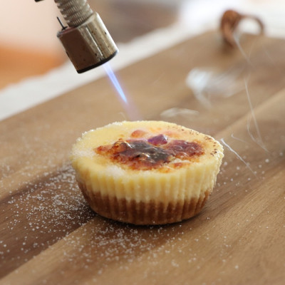Mini Cheesecakes Brûllée (6 unidades)
