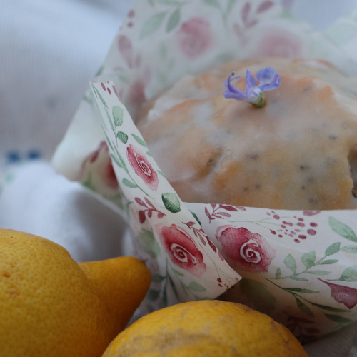 Muffins de Limão e Sementes de Papoila (6 unidades)